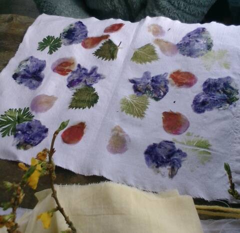 Impressions végétales en famille